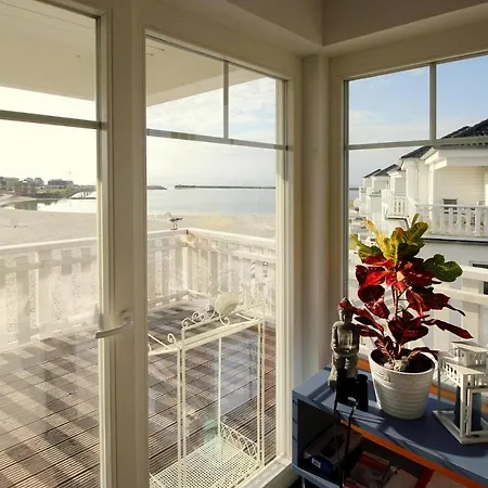 度假居 Doppelhaushaelfte In Direkter Strandlage Mit Meerblick Im Ostseeresort Olpenitz 卡珀尔恩